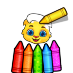 coloring games: coloring book android application logo